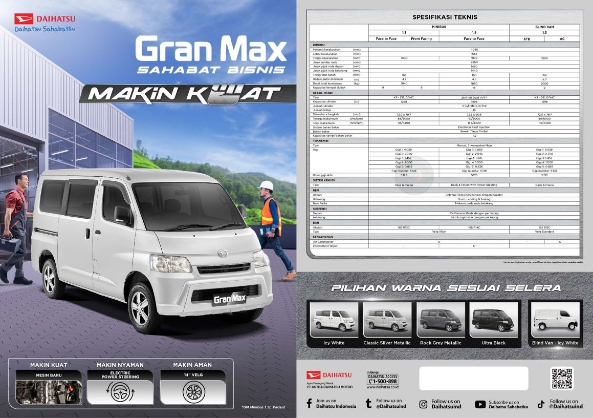 daihatsu granmax minibus